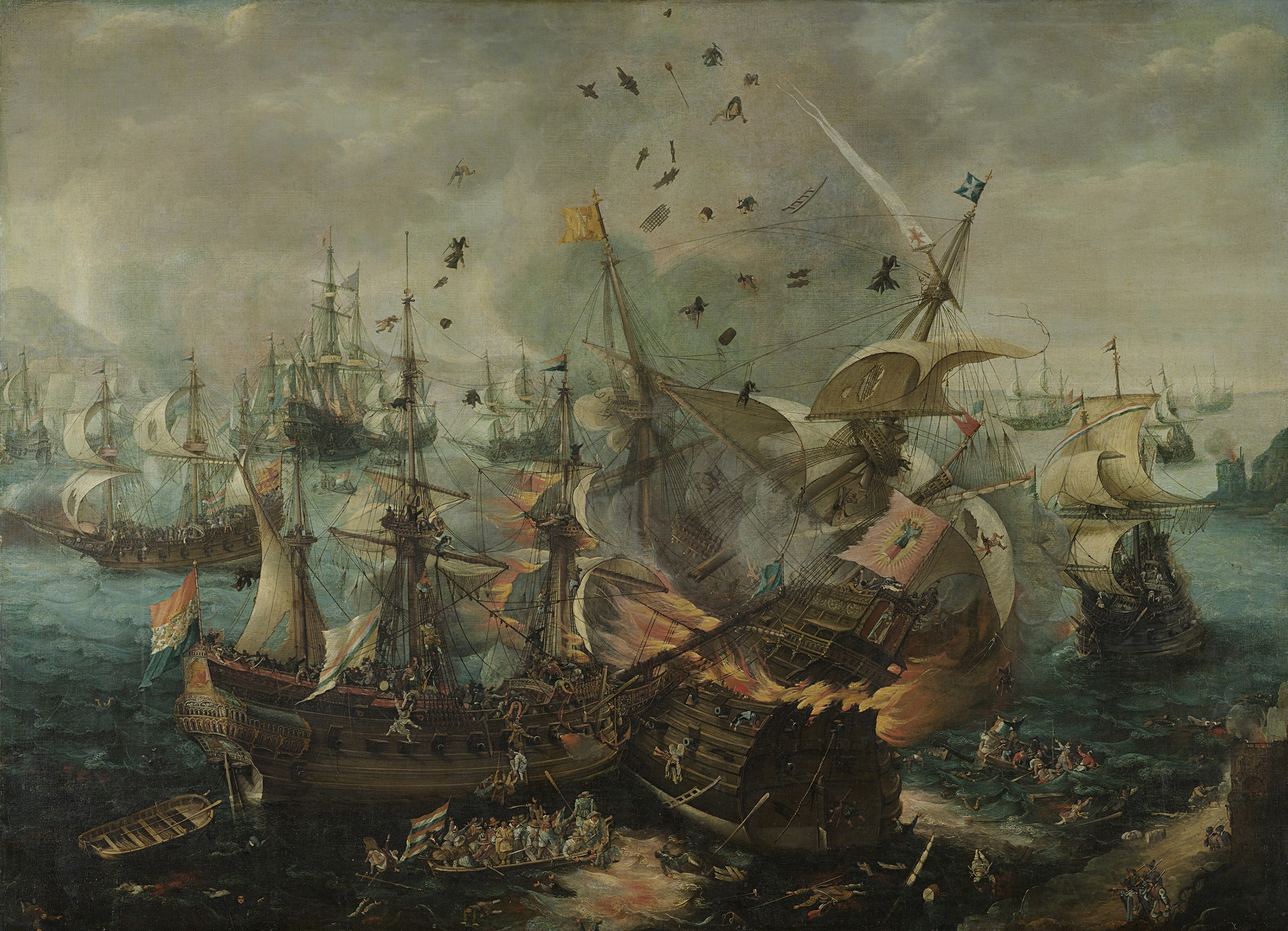An oar to the face: Seeing and unseeing violence in Dutch maritime paintings