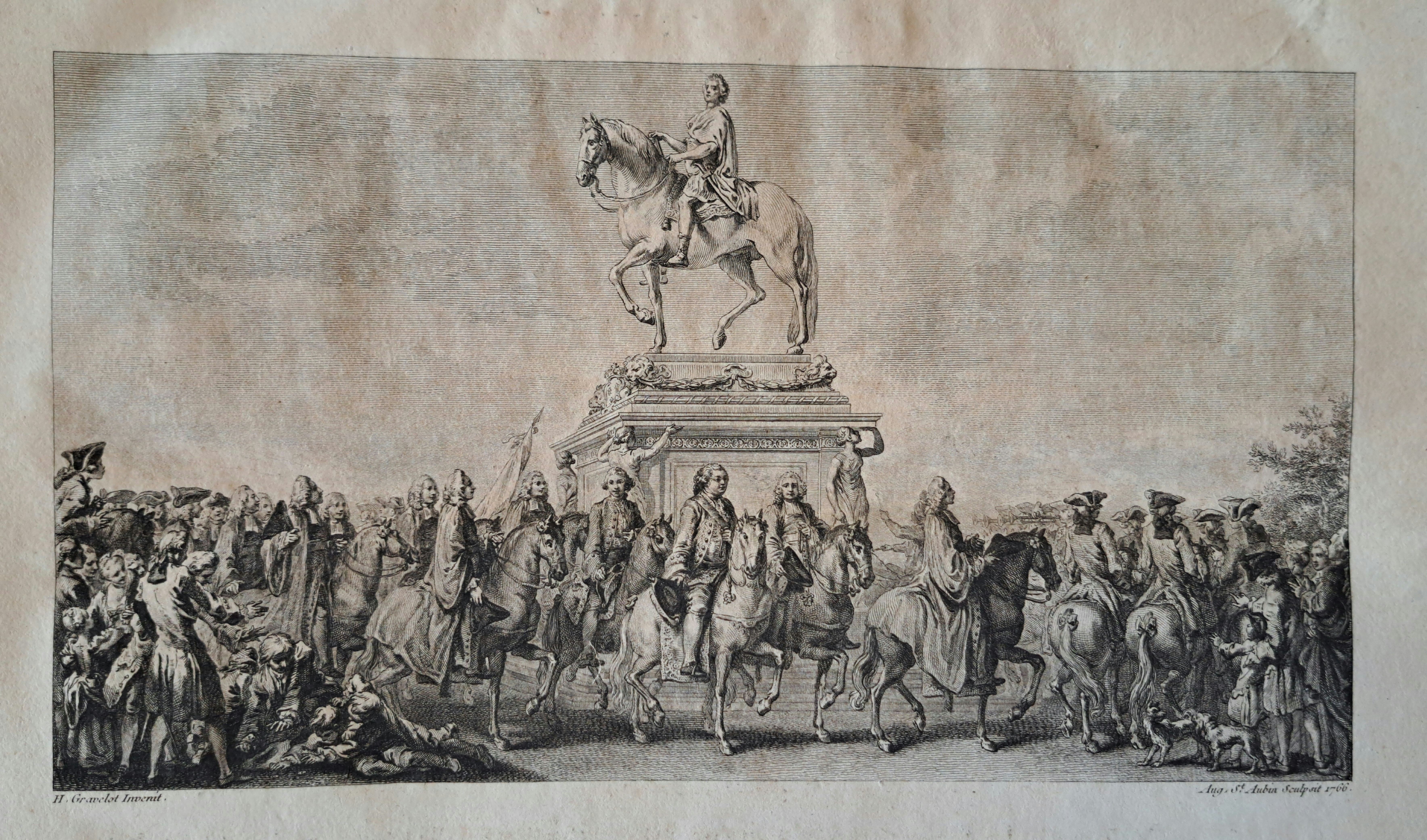 Een monument op papier voor Bouchardon’s ruiterstandbeeld van Louis XV