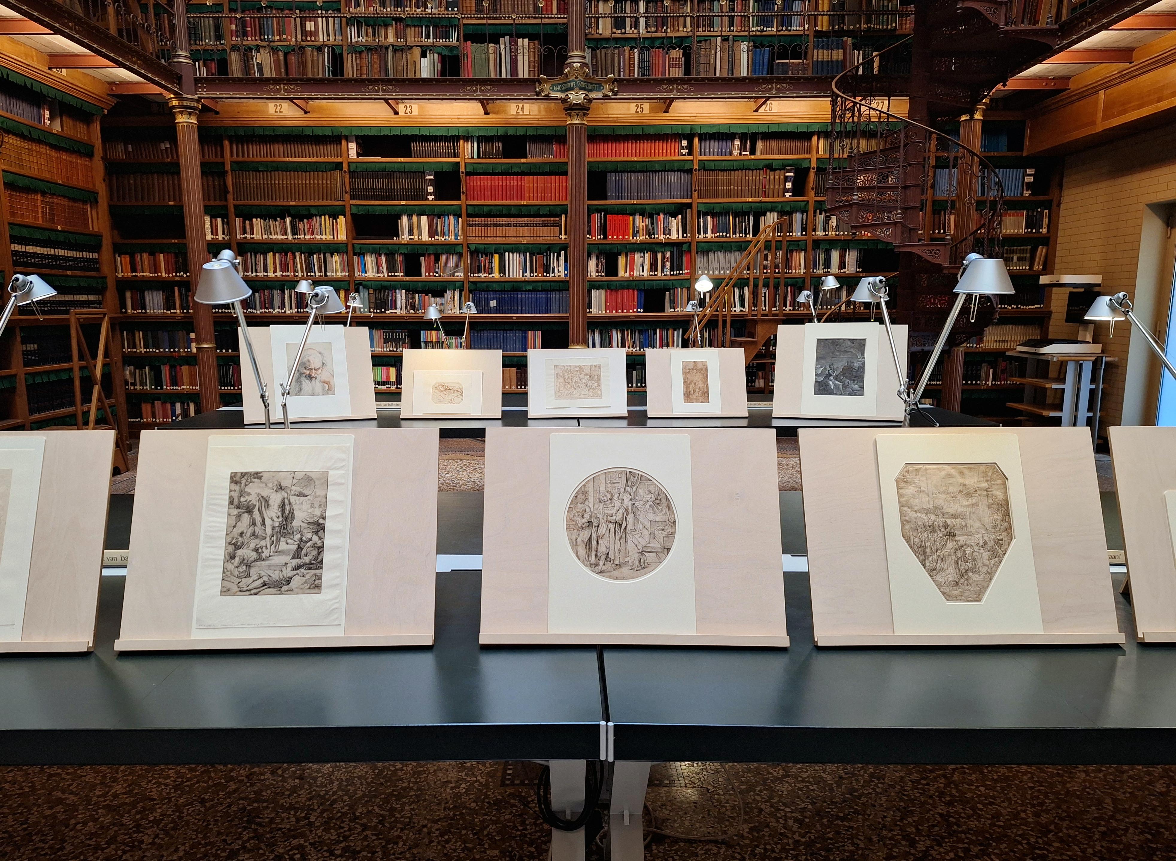Rijksmuseum Research Library by Night: Early Netherlandish Drawings with the British Museum Patrons